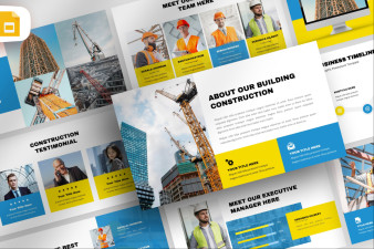 Professional Construction Google Slide Template